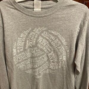 Volleyball long sleeve t shirt